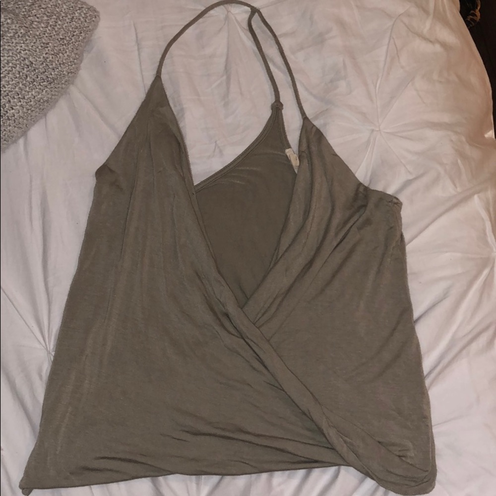 Perfect going out top in olive